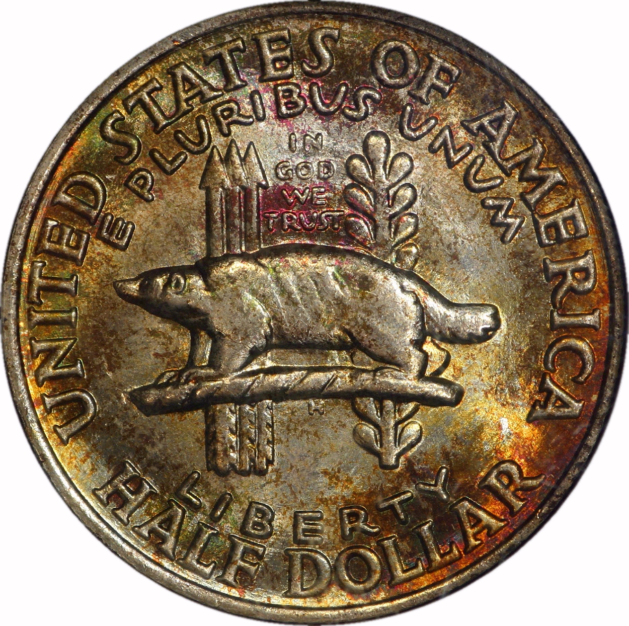 1936 Wisconsin Territorial Centennial Half Dollar Commemorative Coins